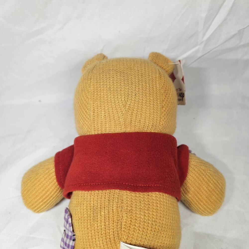 Disney Store Winnie The Pooh Exclusive Authentic Original 12” Crochet Stuffed - Picture 4 of 12